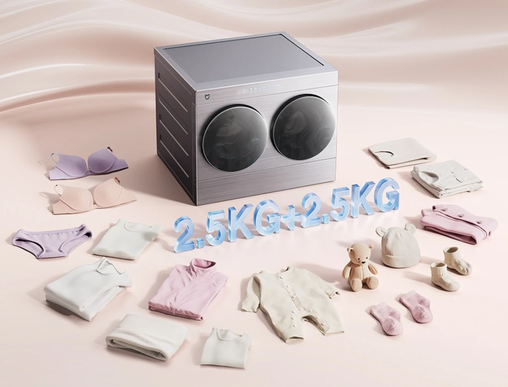 Xiaomi predstavlje mini dvobojnu pralica-sušilicu za 40 minuta