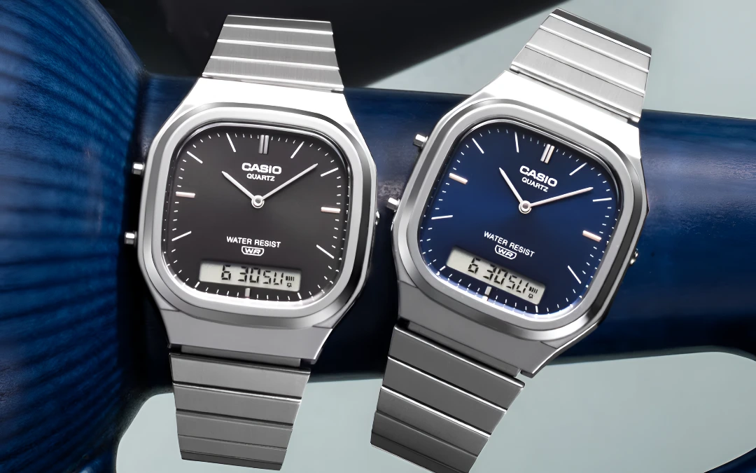 Casio predstavlja nove satove AQ-240E u mornarskoj i crnoj boji